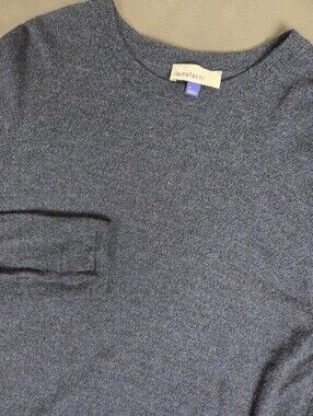 Artefact Men's Crewneck Sweater Size XL Dark Blue Heathered Knit Pullover